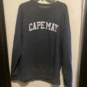 Cape May size large sweatshirt navy